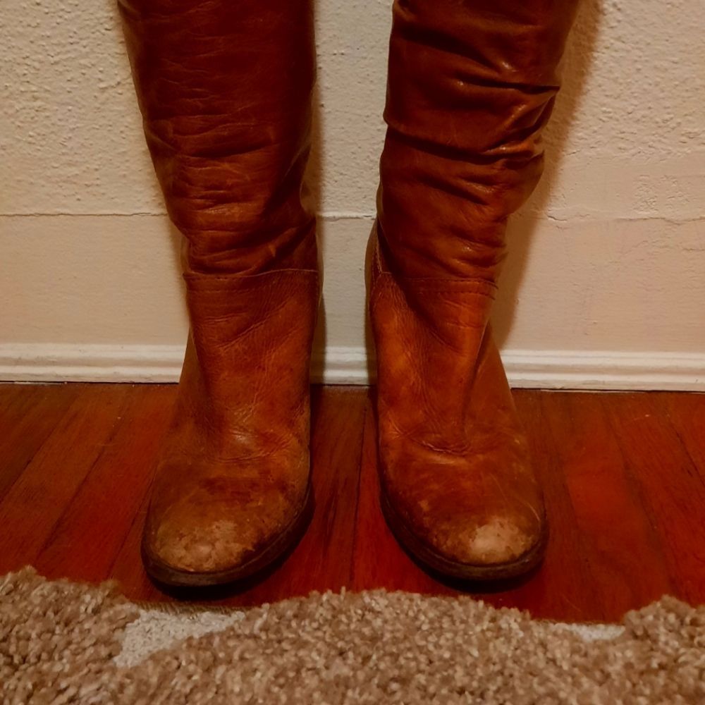 Penny Loves Kenny Cognac Boots 7.5M